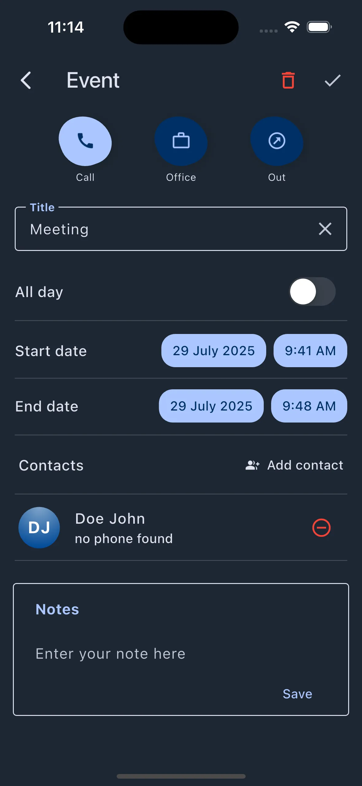 LexHelp App Screenshot 5 (Dark)
